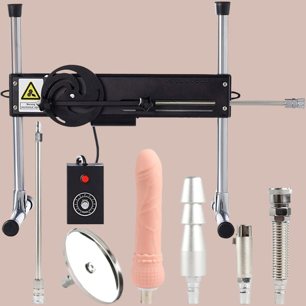 120W Powerful Love Machine with Dildo Attachments