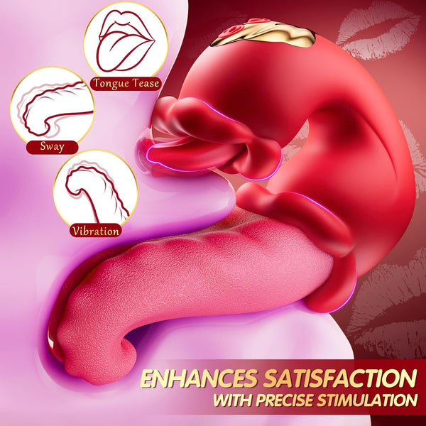 4 in 1 Rose Vibrator