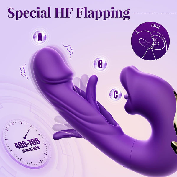 Flapping & Licking Vibrator